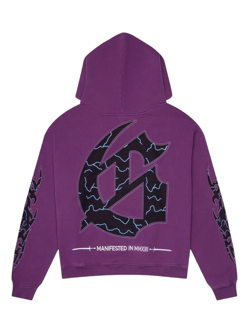 GODSPEED B.M.X. printed hoodie back view