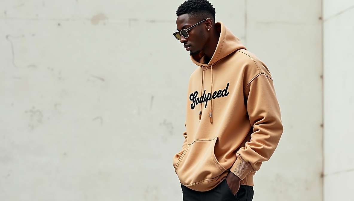 Godspeed hoodie and moto streetwear banner